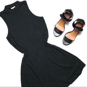 MOSSIMO Ribbed Mockneck Tank Dress Sz M